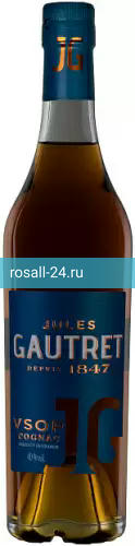 Коньяк Jules Gautret VSOP в подарочной упаковке