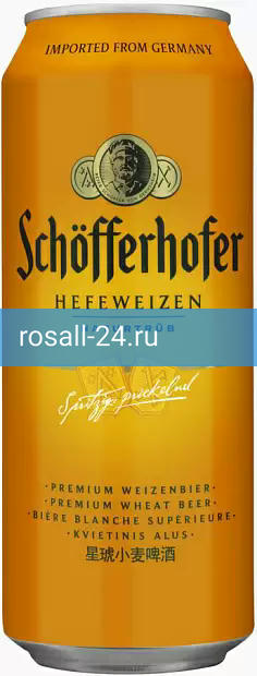 Светлое пиво Shofferhofer Hefeweizen