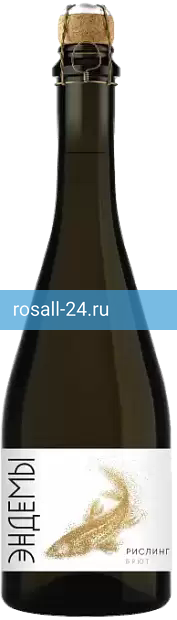 Игристое вино ЗГУ "Дагестан" брют белое "Эндемы Рислинг"