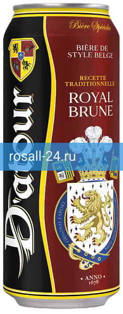 Тёмное пиво D`atour Royal Brune