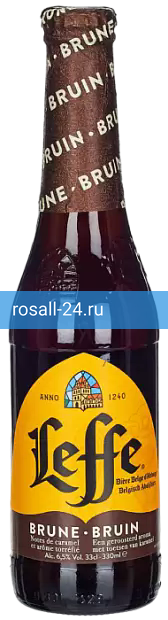 Тёмное пиво Leffe Brune